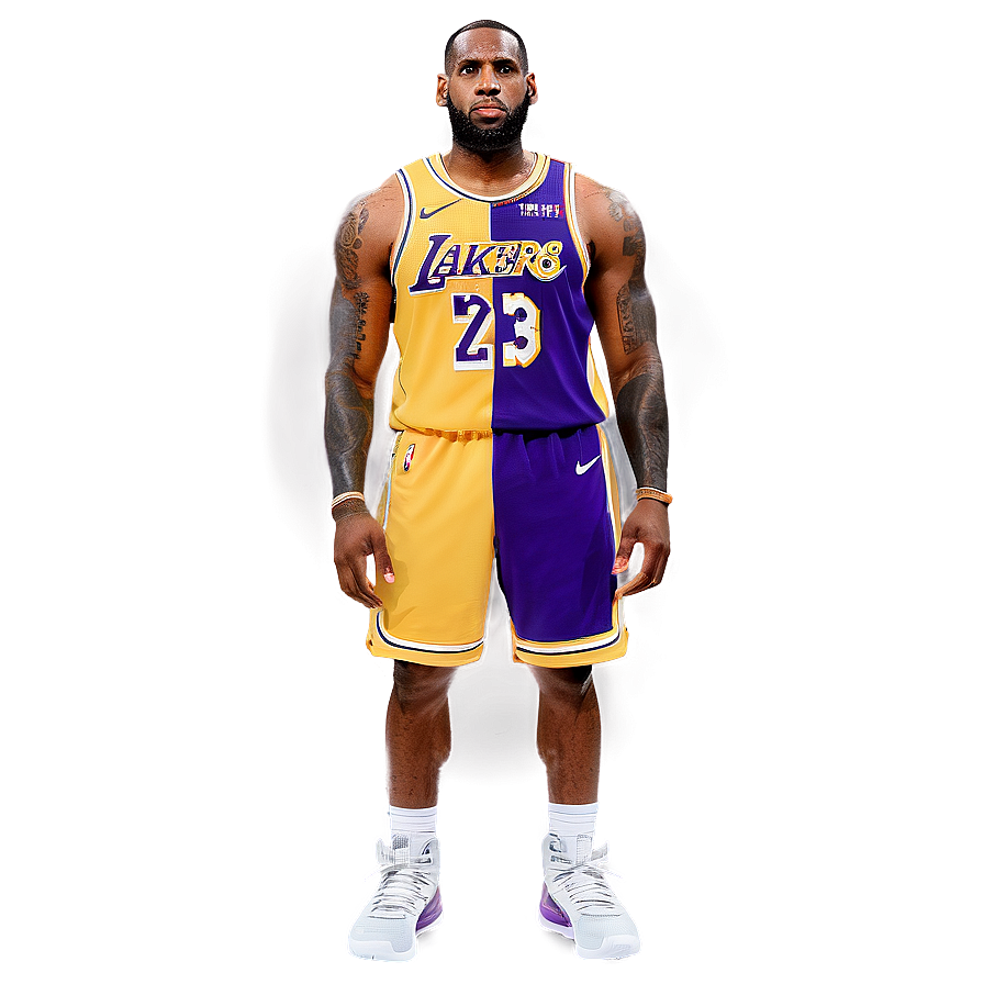 Lebron Lakers Jersey Png Aam PNG Image