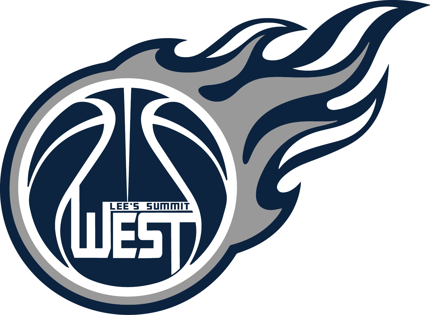 Lees Summit West Basketball Logo PNG Image