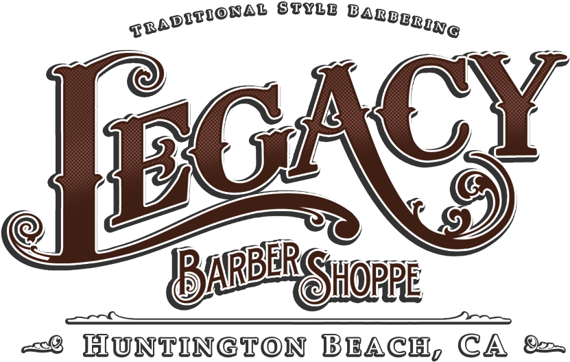 Legacy Barber Shoppe Signage PNG Image