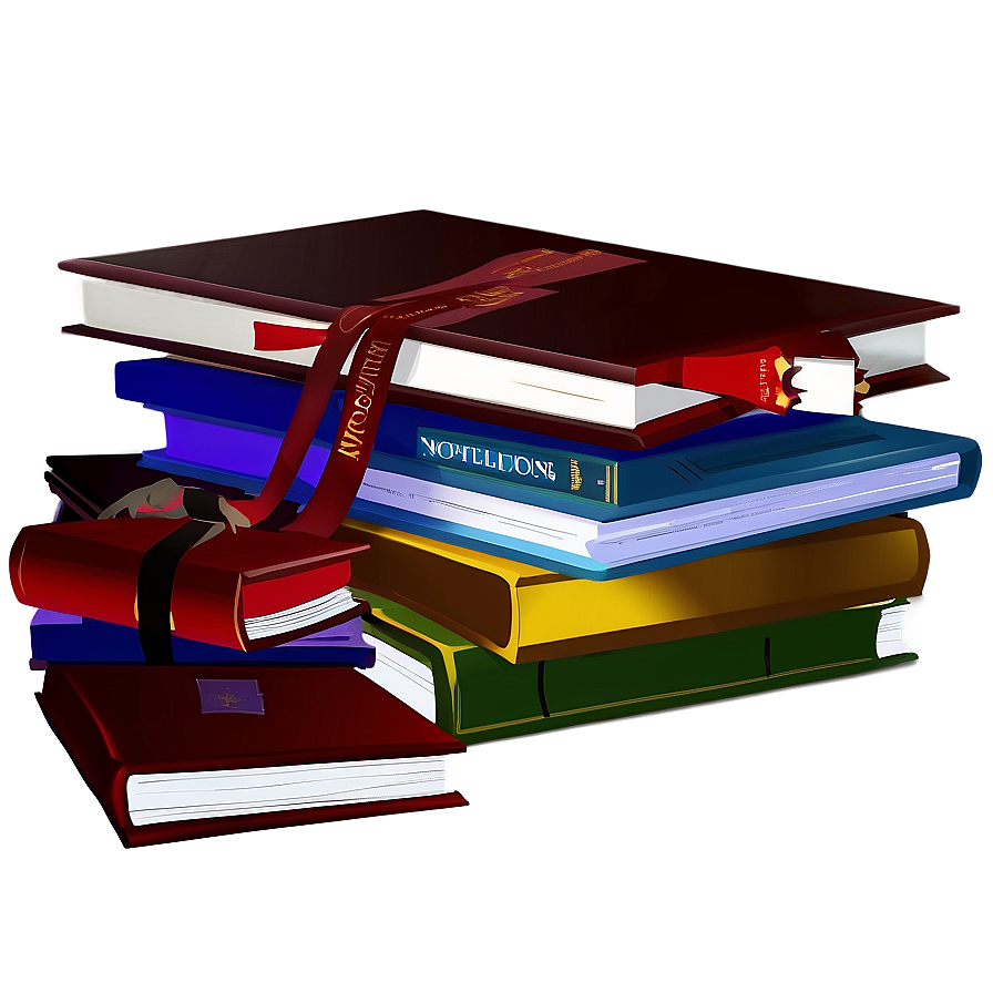 Legal Books Pile Png Psq PNG Image