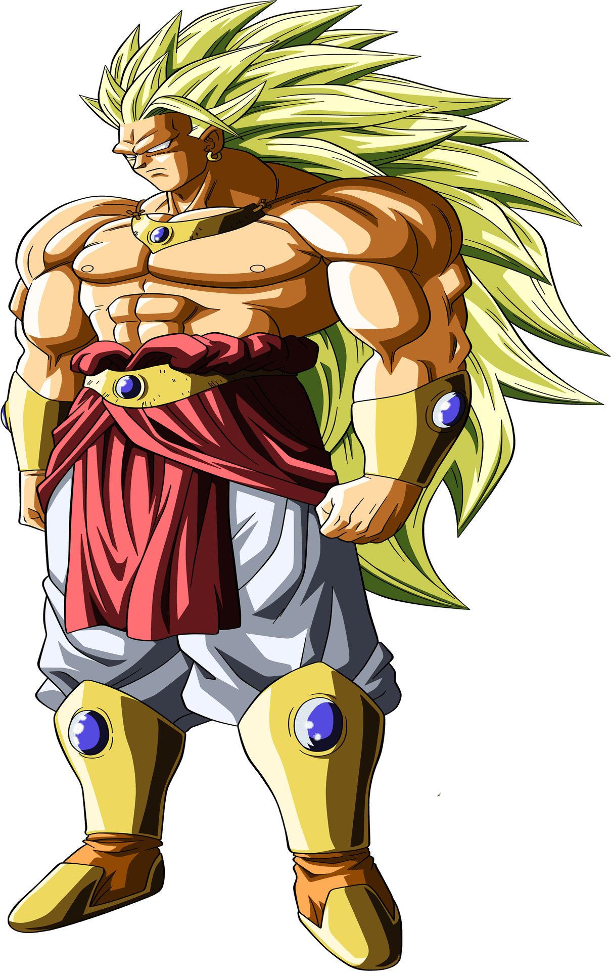 Legendary Super Saiyan Broly Illustration.png PNG Image