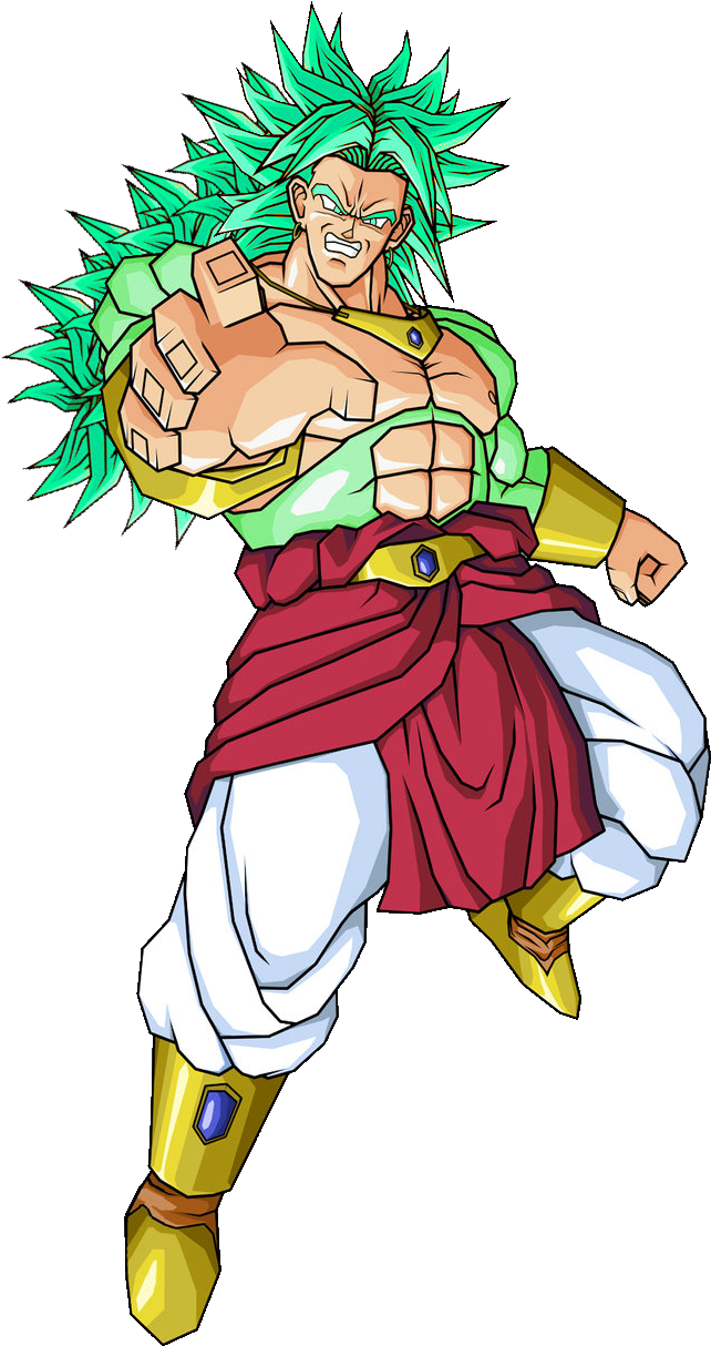 Legendary Super Saiyan Broly Illustration.png PNG Image