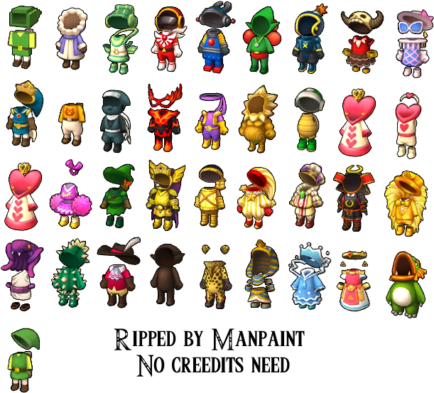 Legendof Zelda Character Sprites PNG Image