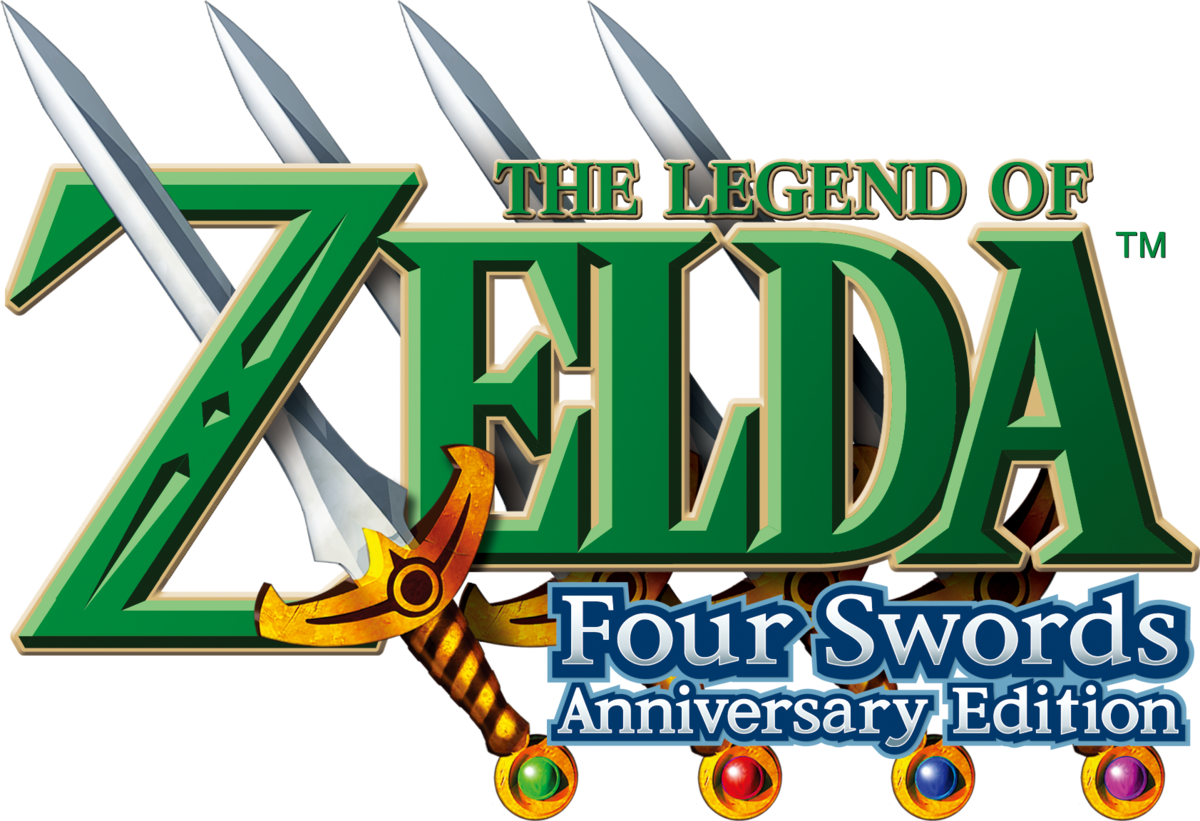 Legendof Zelda Four Swords Anniversary Edition Logo PNG Image