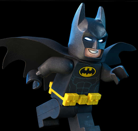 Lego Batmanin Action PNG Image