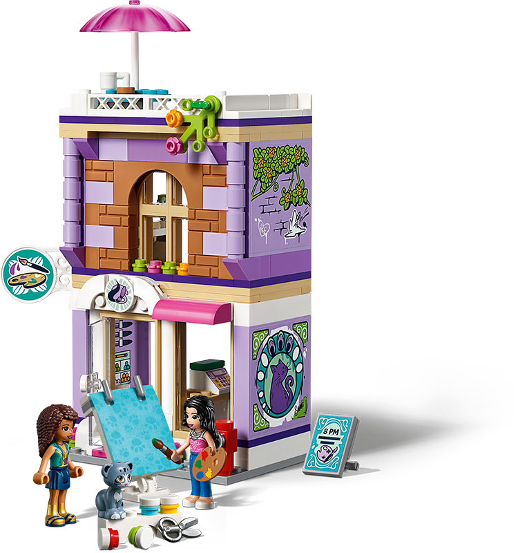 Lego Friends Art Stand Set PNG Image