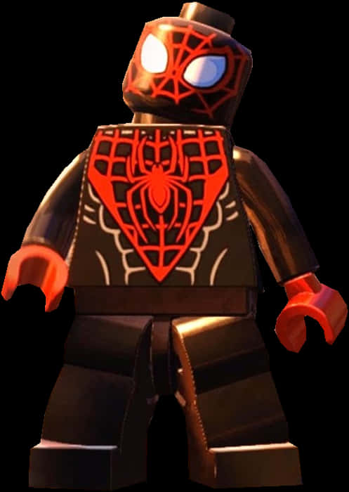 Lego Miles Morales Spiderman PNG Image