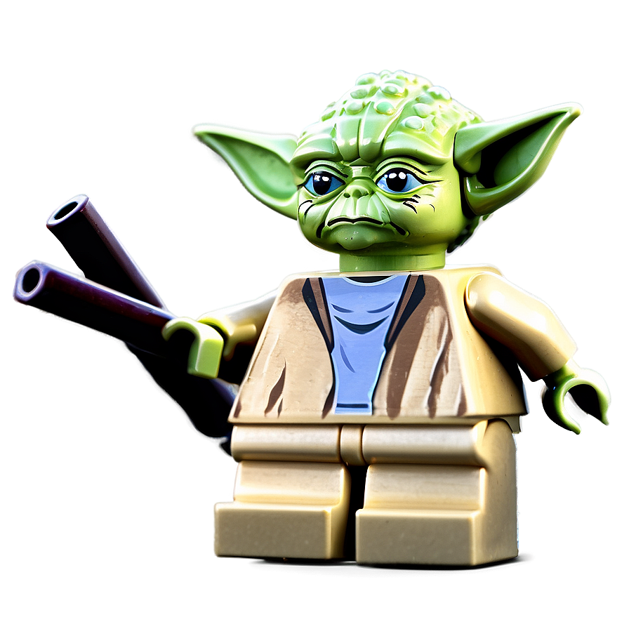 Lego Yoda Brick Figure Png 06282024 PNG Image