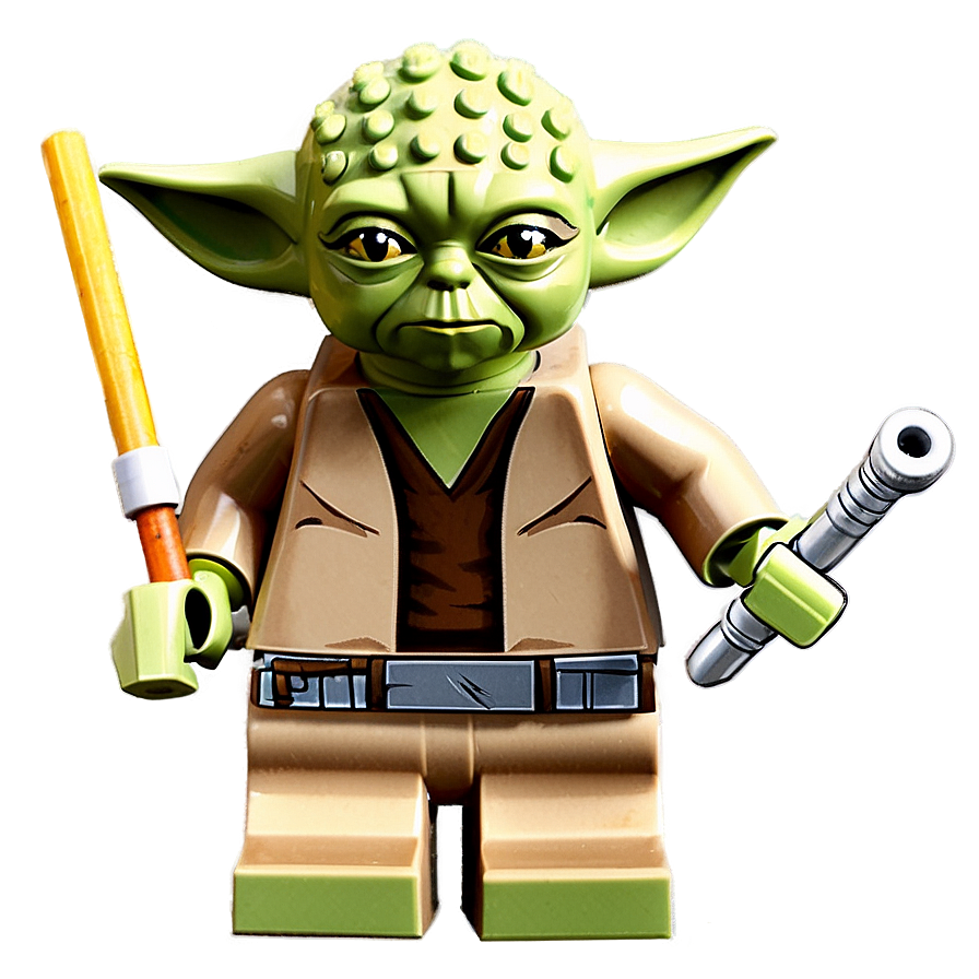 Lego Yoda C PNG Image