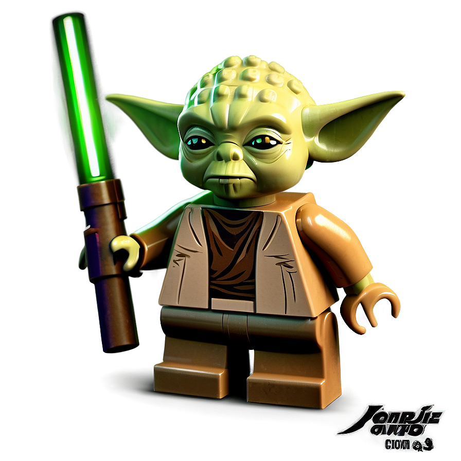 Lego Yoda Showcase Png 06282024 PNG Image