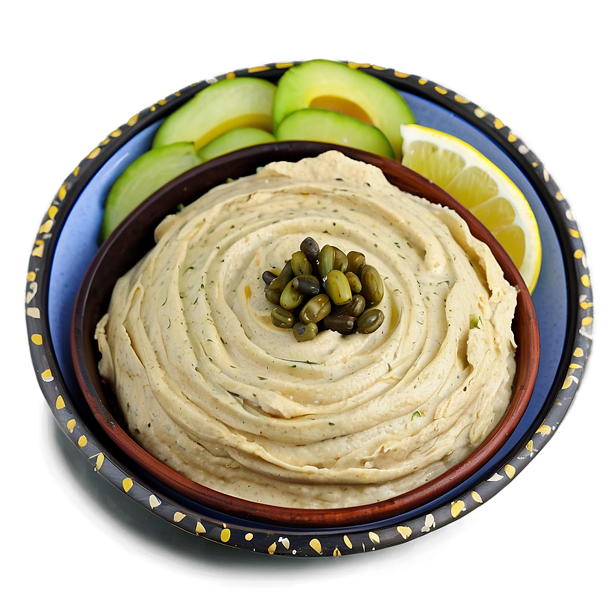 Lemon Artichoke Hummus Png Qie13 PNG Image