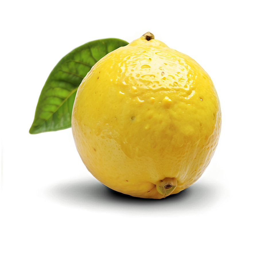 Lemon On White Background Png Vfm PNG Image