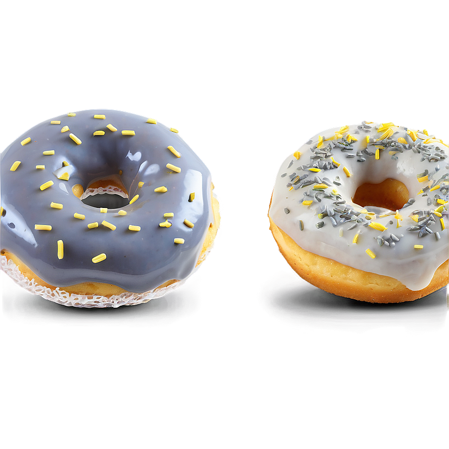 Lemon Poppyseed Donut Png Rdl44 PNG Image