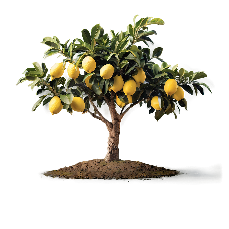 Lemon Tree In Landscape Png 06212024 PNG Image