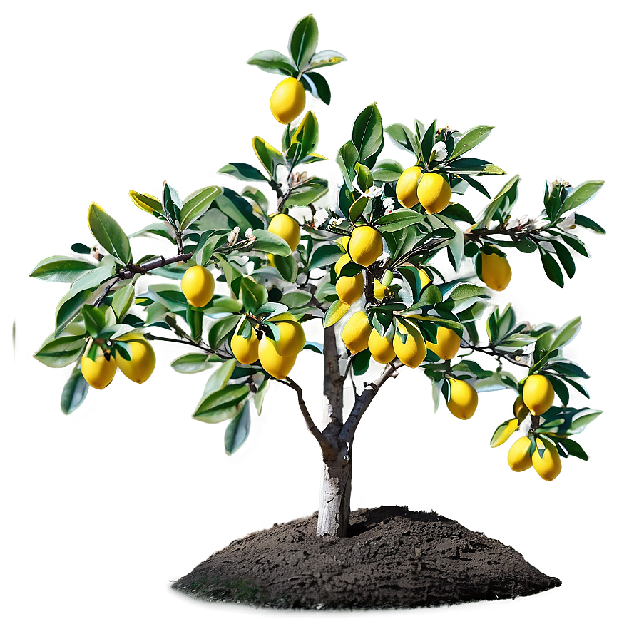 Lemon Tree In Spring Png Eje69 PNG Image