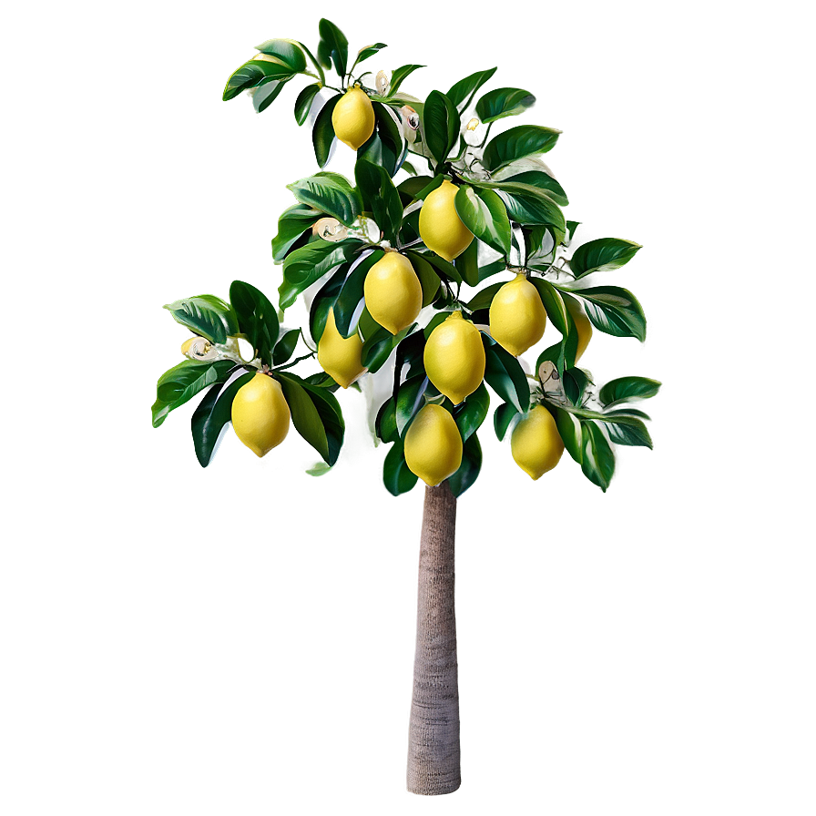 Lemon Tree With Fruits Png Otr PNG Image