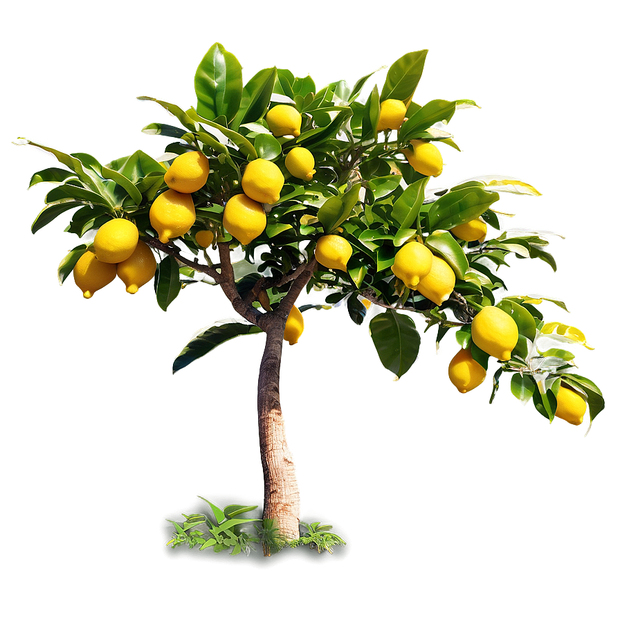 Lemon Tree With Pathway Png 06212024 PNG Image