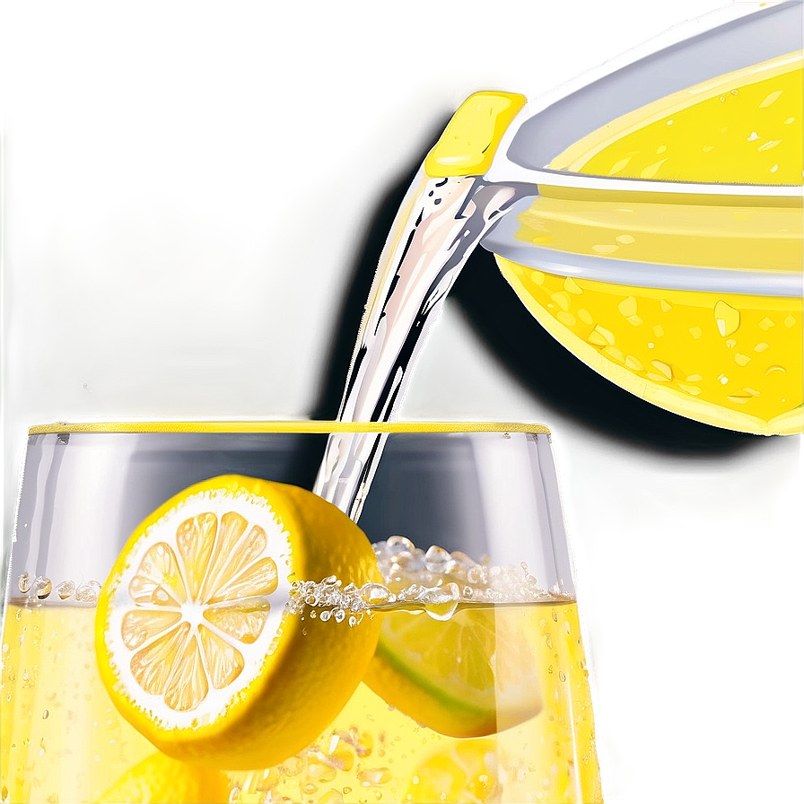 Lemonade Beverage Pour Png Luw PNG Image