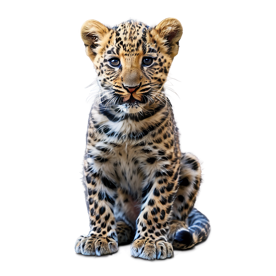 Leopard Cub Playing Png Bit85 PNG Image