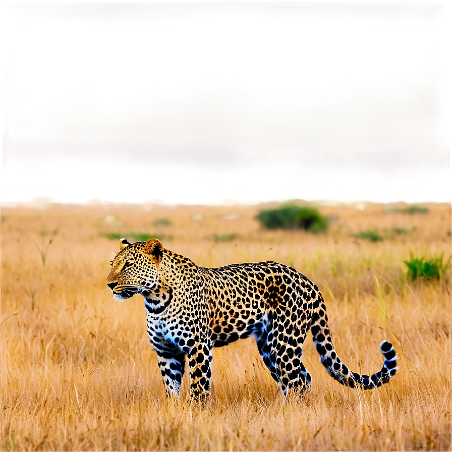 Leopard In African Savannah Png 43 PNG Image