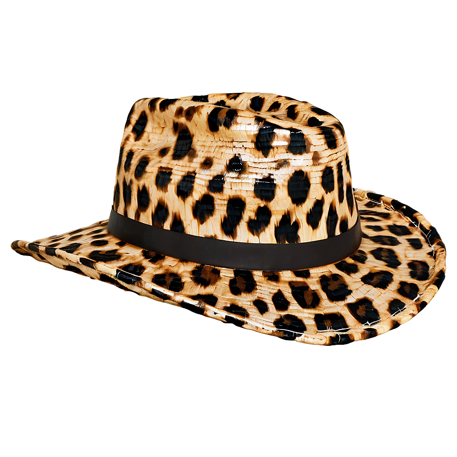 Leopard Print Cowgirl Hat Png 56 PNG Image