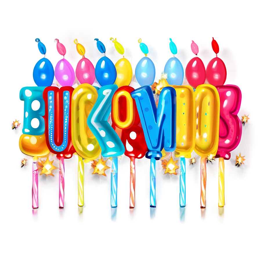 Lets Glow Crazy Birthday Theme Png 06292024 PNG Image