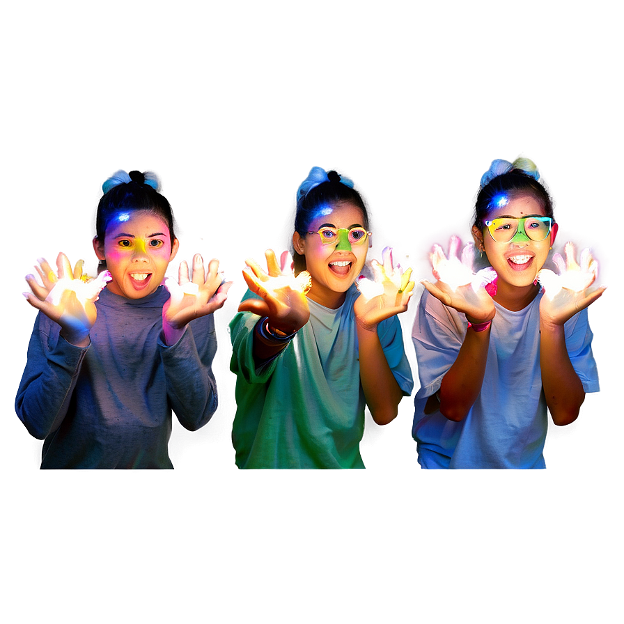 Lets Glow Crazy D PNG Image