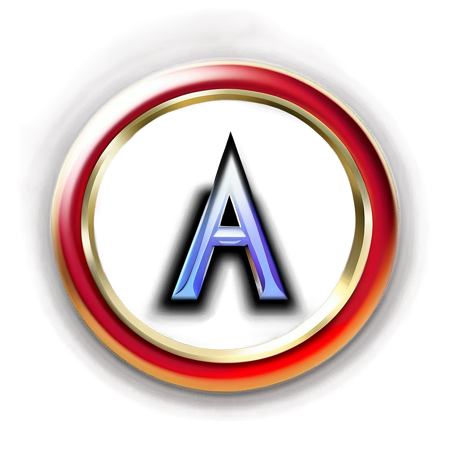 Letter A In Circle Png Exl87 PNG Image