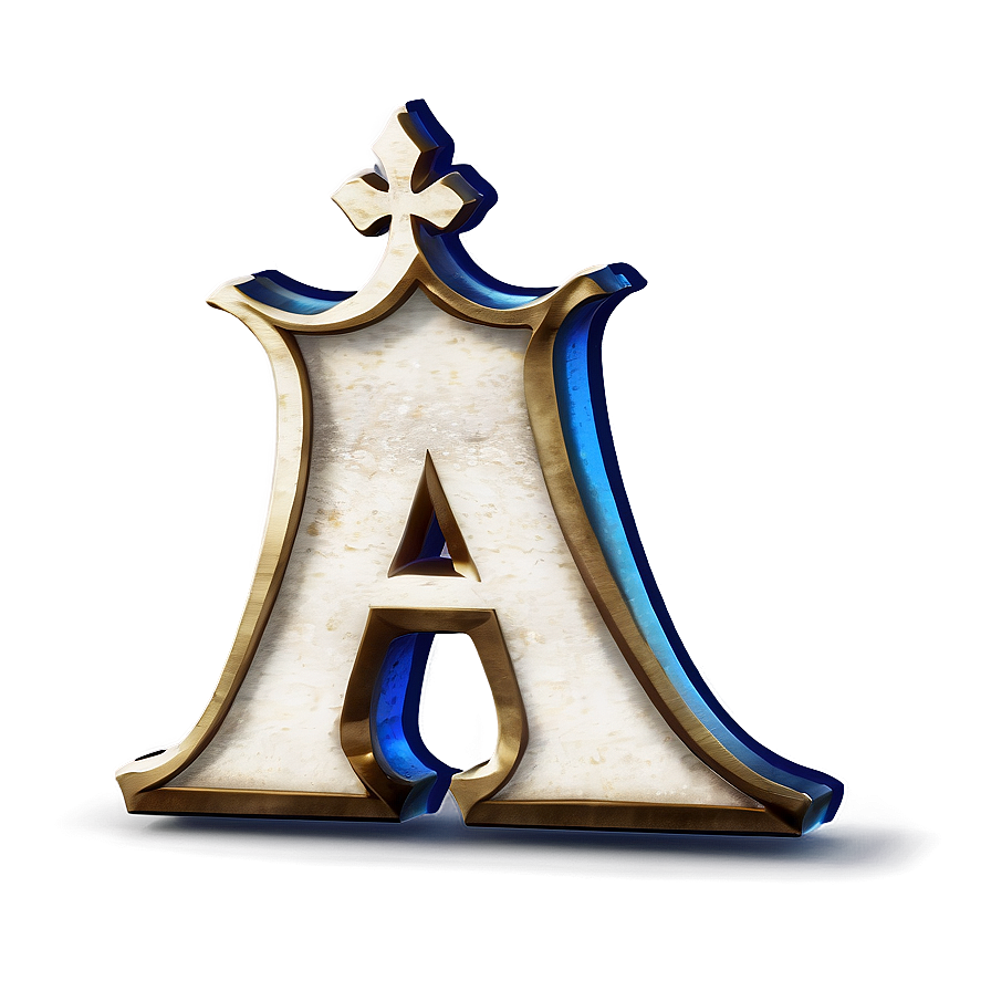 Letter A With Crown Png 06112024 PNG Image