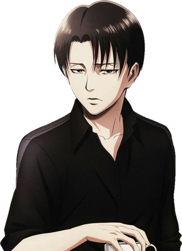 Levi Ackerman Portrait Attackon Titan PNG Image