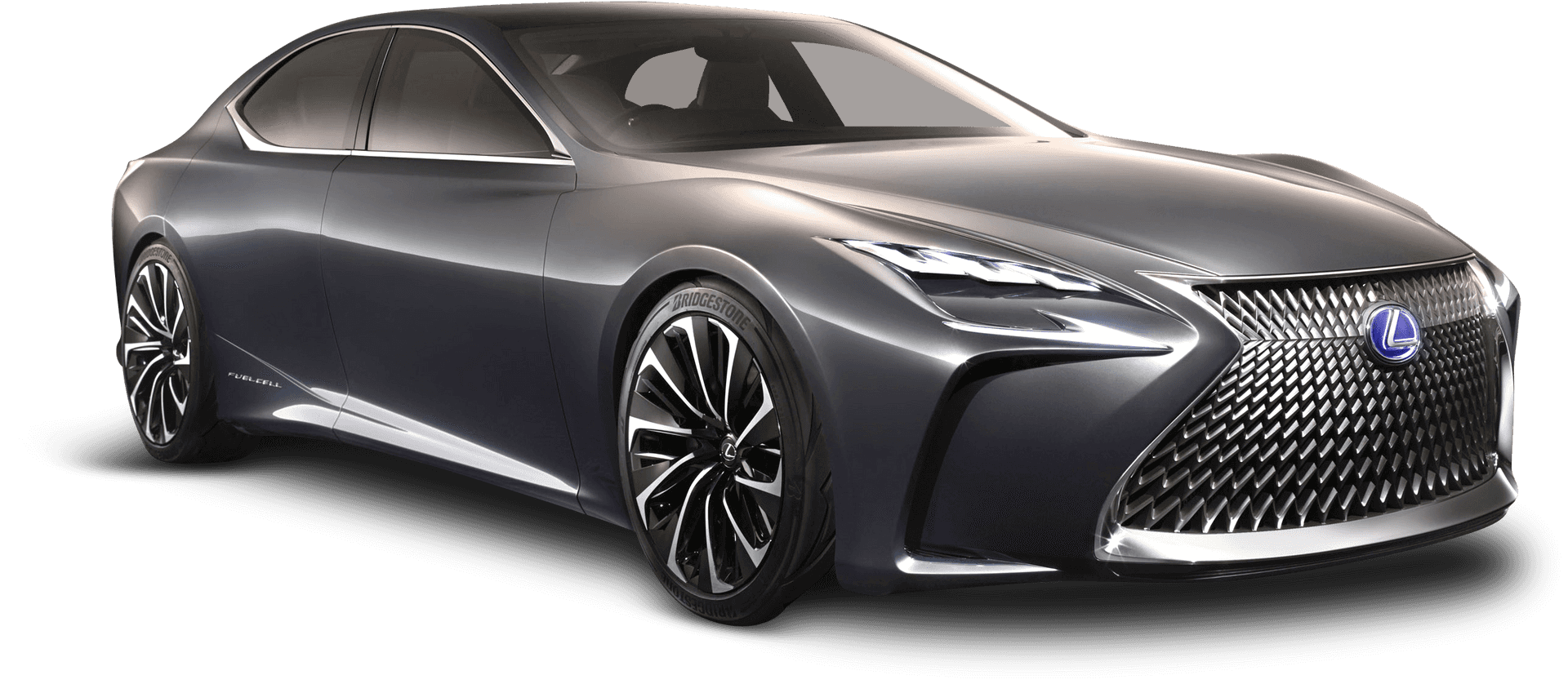 Lexus Concept Sedan Side View PNG Image