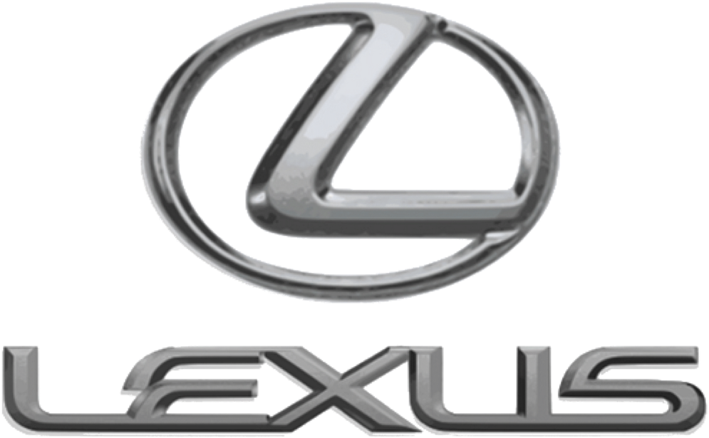 Lexus Logo Silver Chrome PNG Image