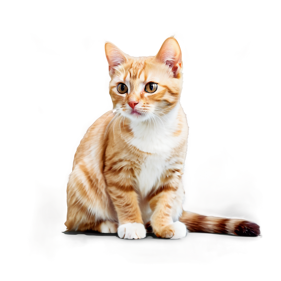 Licking Cat Cute Png B PNG Image