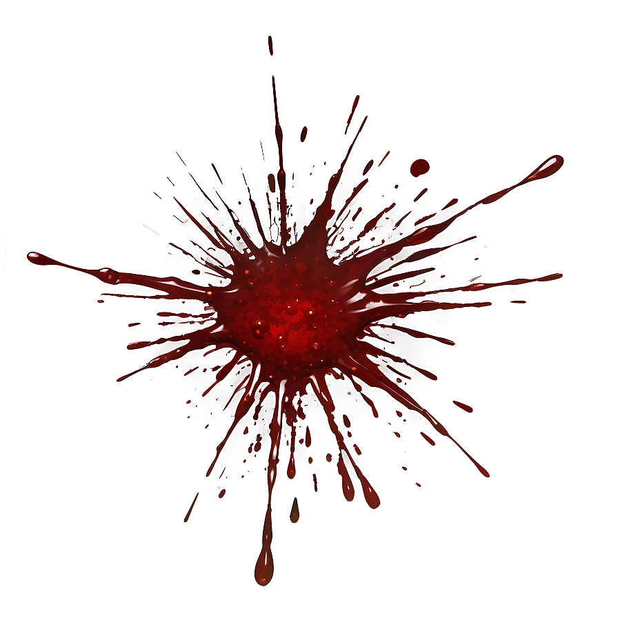 Life's Crimson: Blood Splatter Splash Png 04302024 PNG Image