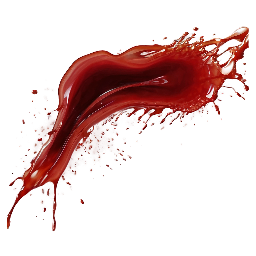 Life's Sanguine Fluid: Blood Splash Art Png 04302024 PNG Image