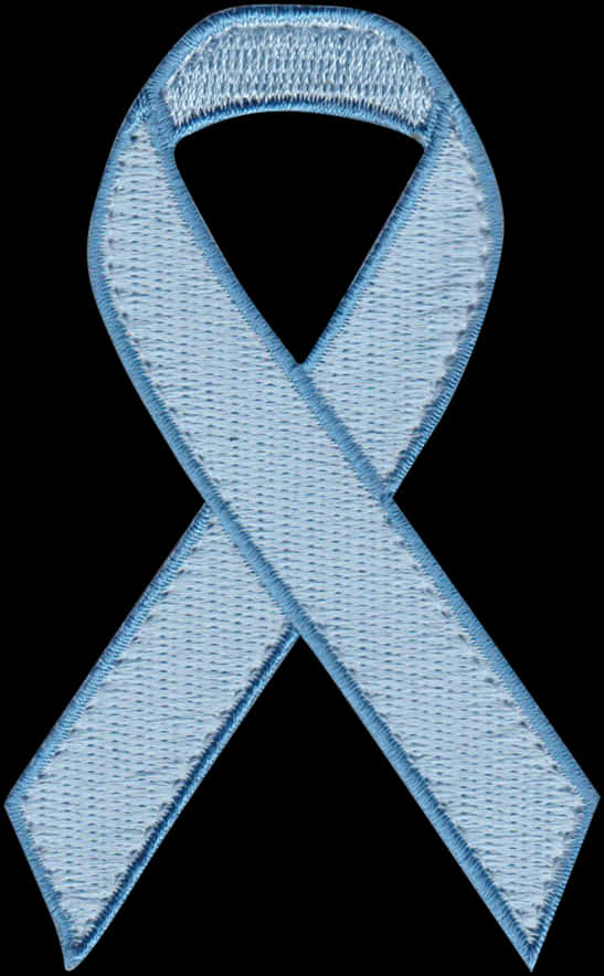 Light Blue Awareness Ribbon PNG Image