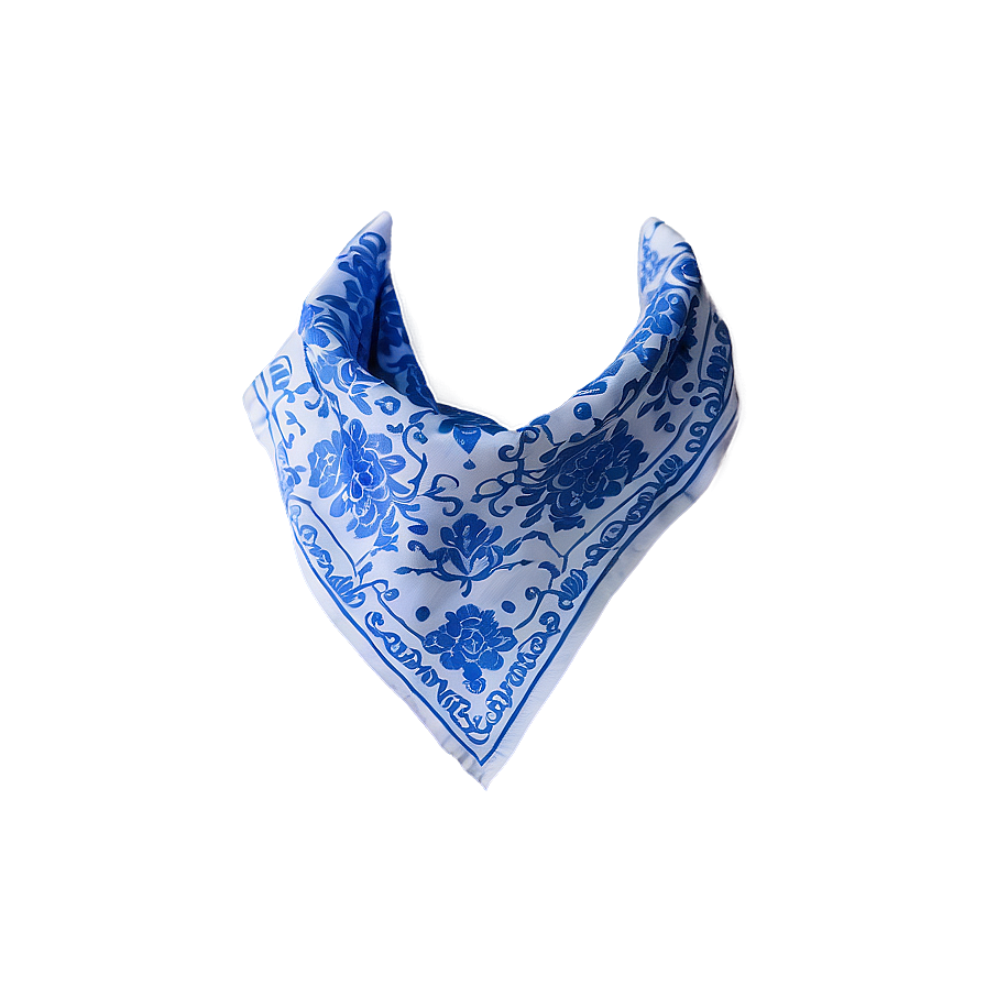 Light Blue Bandana Fabric Png Mcg PNG Image