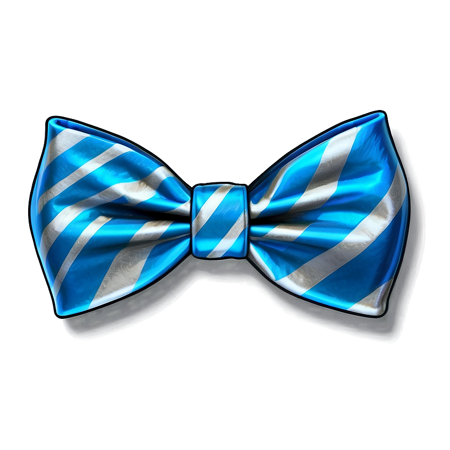 Light Blue Bow Tie Charm Png 05252024 PNG Image