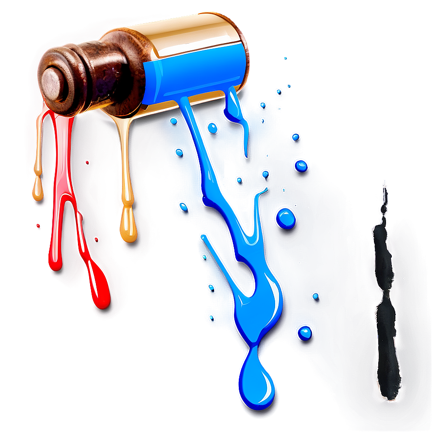 Light Spray Paint Drip Png 06282024 PNG Image