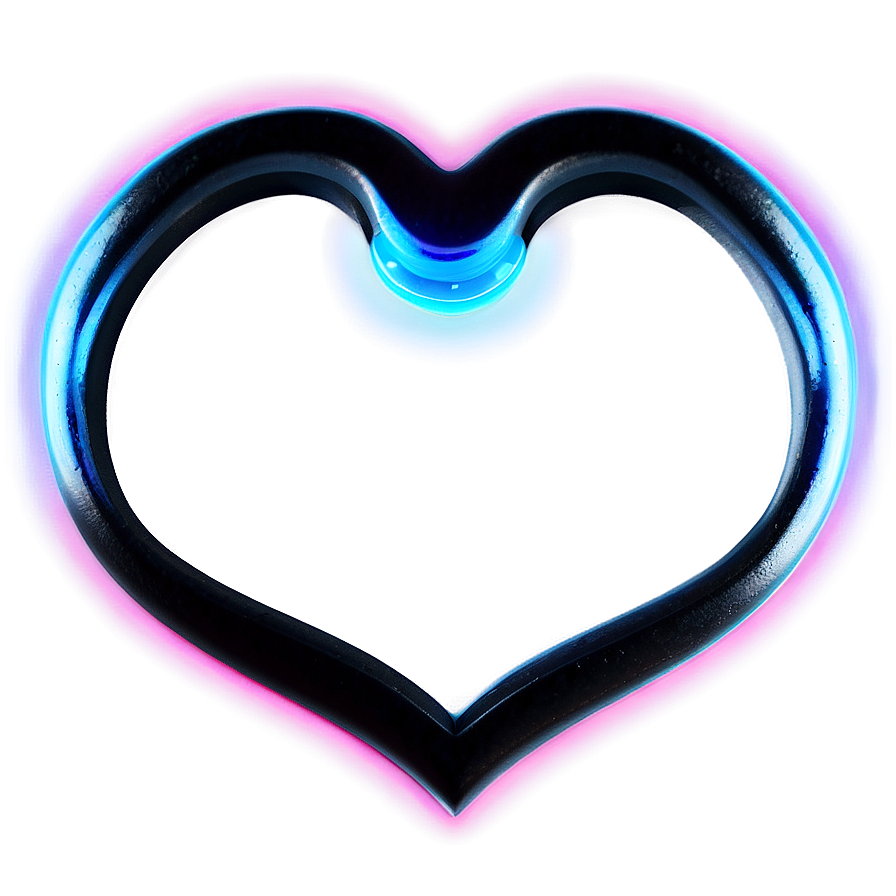 Light Up Neon Heart Png Gop72 PNG Image