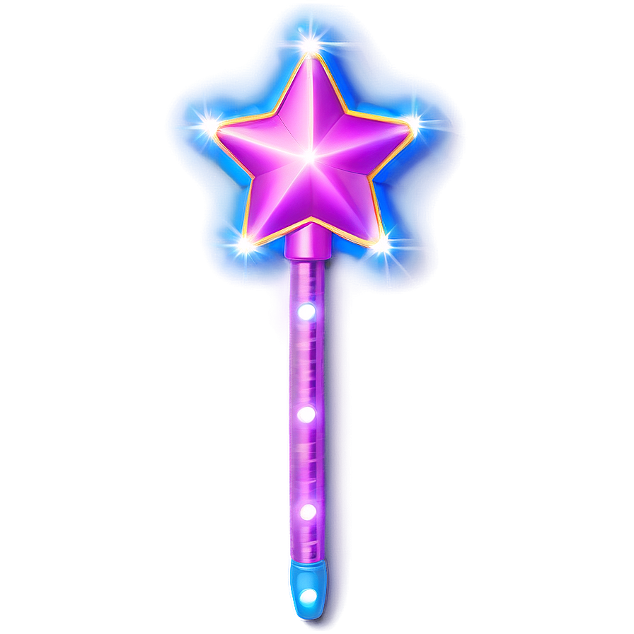 Light Up Star Wand Png 06132024 PNG Image