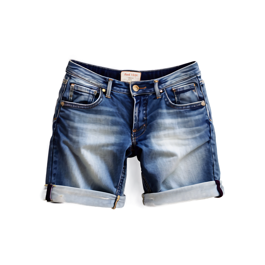 Light Wash Jorts Png Cey50 PNG Image