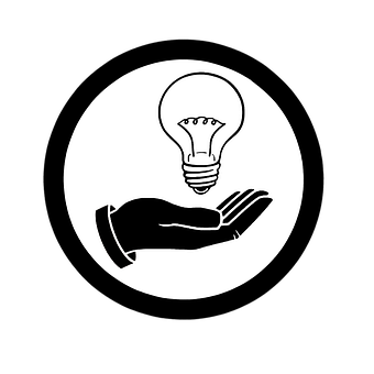 Lightbulb Idea Icon PNG Image