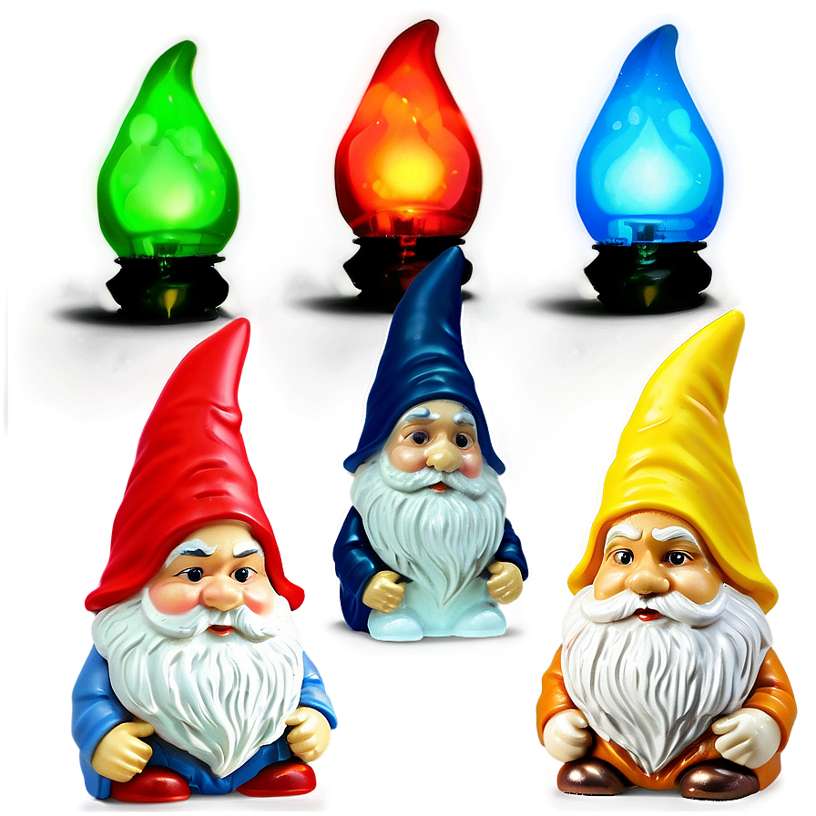 Lighted Garden Gnome Png Gga59 PNG Image