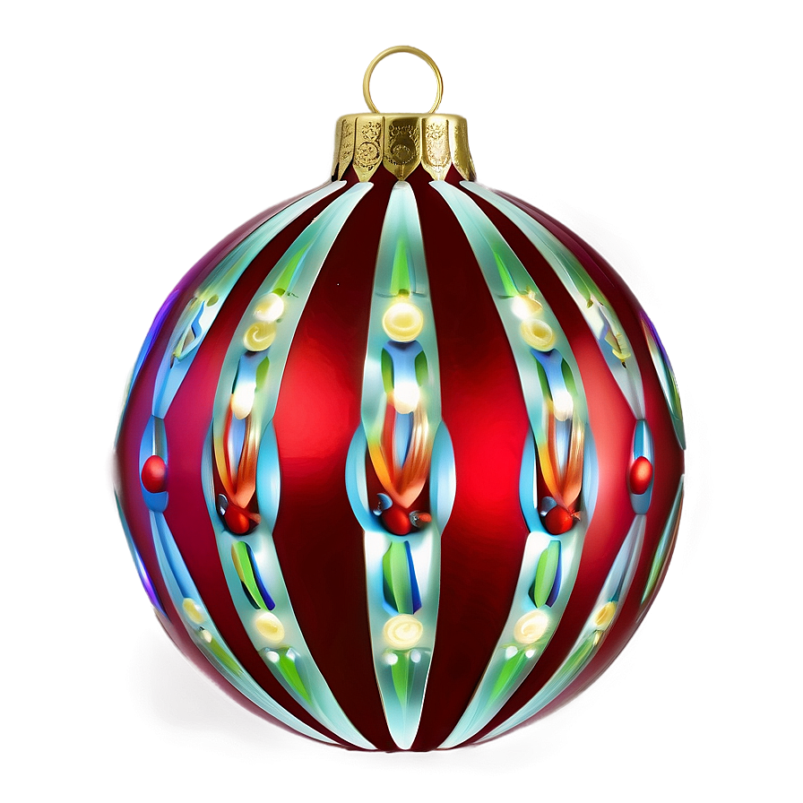 Lighted Red Ornament Png Hyt PNG Image