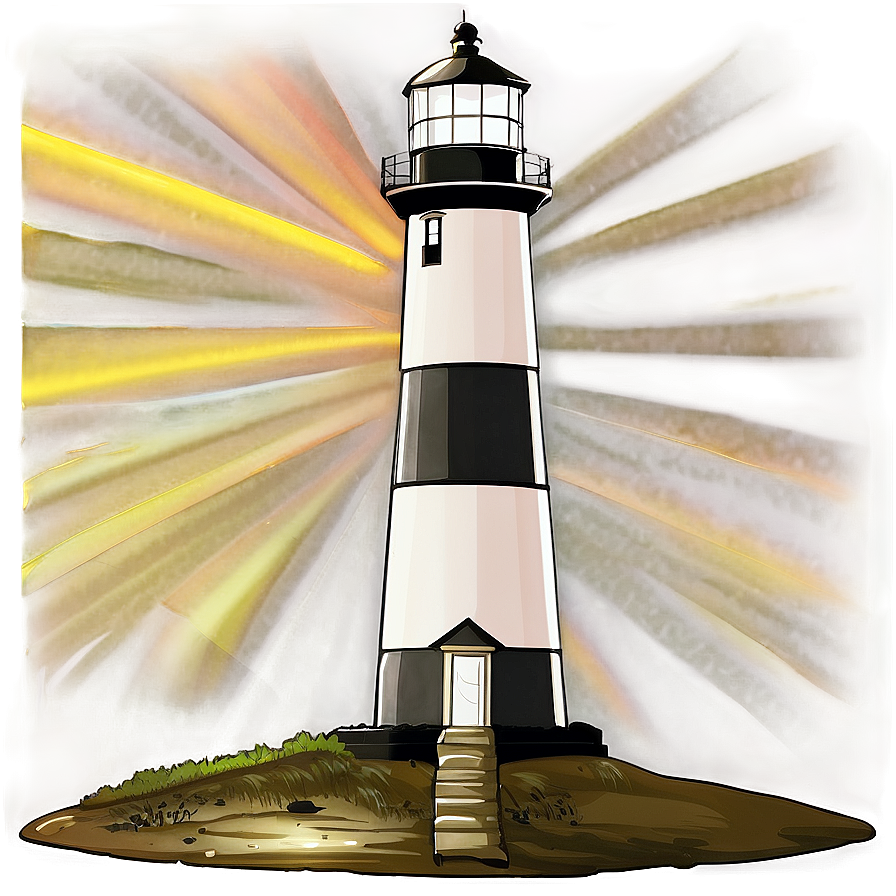 Lighthouse Beacon At Night Png 05242024 PNG Image