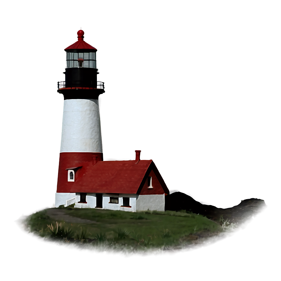 Lighthouse In Fog Png 96 PNG Image