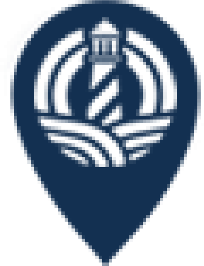 Lighthouse Location Pin Icon PNG Image