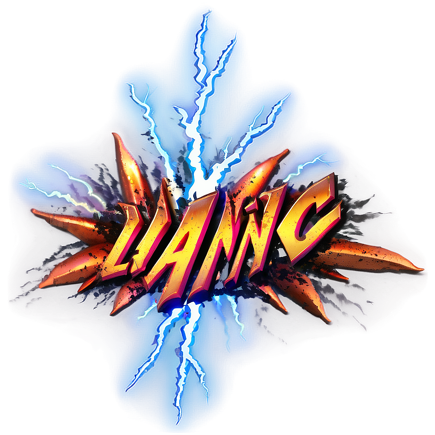 Lightning Bolt Explosion Png Ajn PNG Image