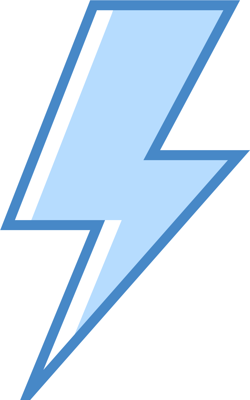 Lightning Bolt Graphic PNG Image